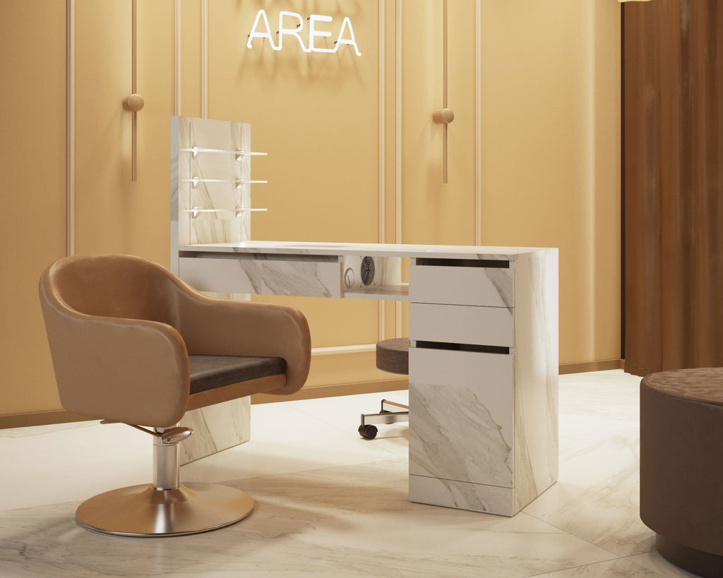 Aksa Beach Club Manicure Table